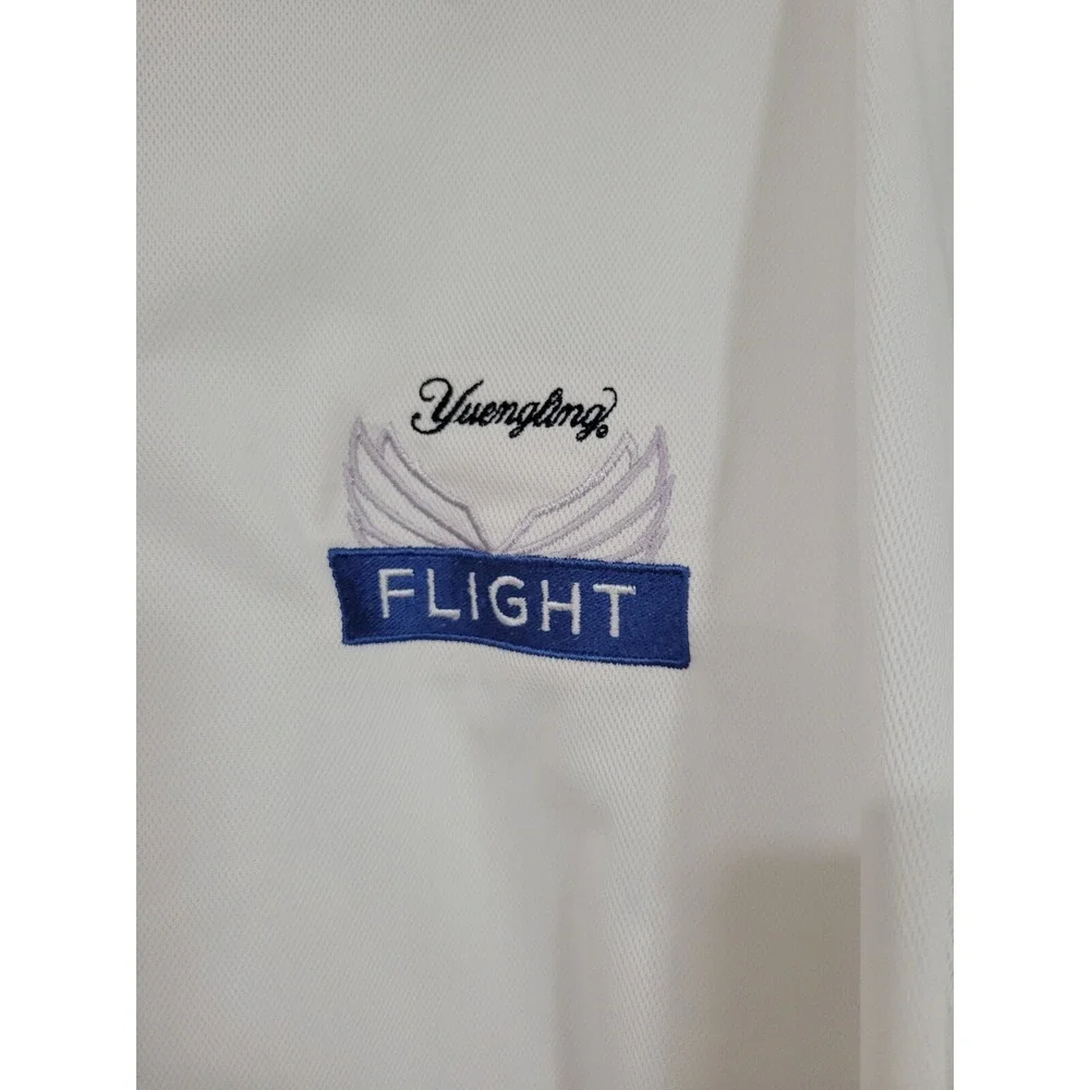 Yuengling Brewery Adidas Climalite FLIGHT Men's White Polo‎ Shirt 3XL